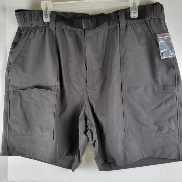 Sonoma Outdoor Men's Cargo Short, Tactical Belt, Dark Gray, Size 40, NEW! - Picture 1 of 4